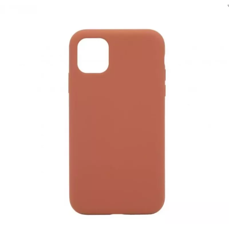 Connect Apple iPhone 11 Premium MagSafe Soft Touch silikónové puzdro New Function Saddle Brown