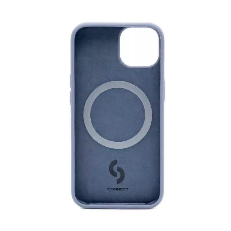 Connect Apple iPhone 14 Premium MagSafe Soft Touch silikónové puzdro Midnight Blue