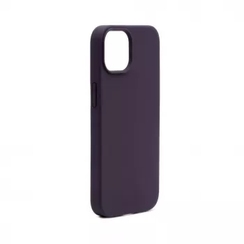Connect Apple iPhone 14 Premium MagSafe Soft Touch Silicone Case New Function purpurové