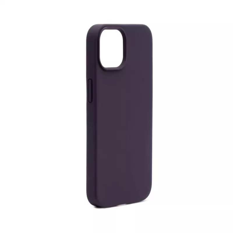 Connect Apple iPhone 14 Premium MagSafe Soft Touch Silicone Case New Function purpurové