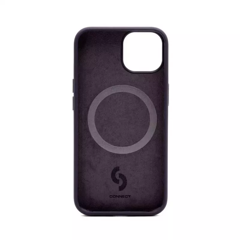 Connect Apple iPhone 14 Premium MagSafe Soft Touch Silicone Case New Function purpurové