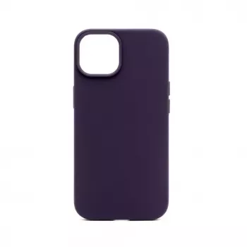 Connect Apple iPhone 14 Premium MagSafe Soft Touch Silicone Case New Function purpurové