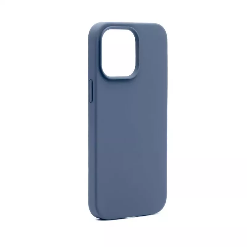 Connect Apple iPhone 14 Pro Premium MagSafe Soft Touch Silicone Case New Function polnočná modrá