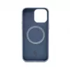 Connect Apple iPhone 14 Pro Premium MagSafe Soft Touch Silicone Case New Function polnočná modrá