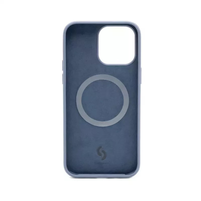 Connect Apple iPhone 14 Pro Premium MagSafe Soft Touch Silicone Case New Function polnočná modrá