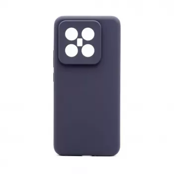 Connect Xiaomi 14 Pro Premium Quality Magnetic Soft Touch Silicone Case polnočná modrá