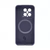 Connect Xiaomi 14 Pro Premium Quality Magnetic Soft Touch Silicone Case polnočná modrá