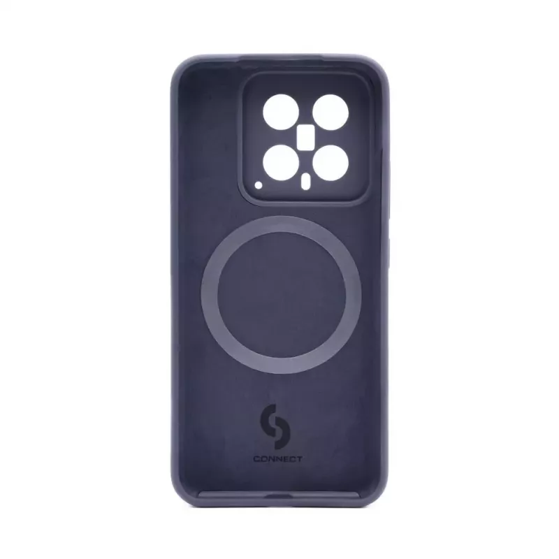 Connect Xiaomi 14 Pro Premium Quality Magnetic Soft Touch Silicone Case polnočná modrá