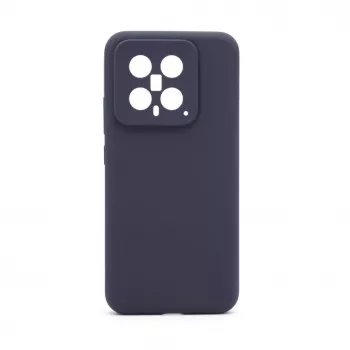 Connect Xiaomi 14 Pro Premium Quality Magnetic Soft Touch Silicone Case polnočná modrá