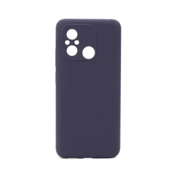 Connect Xiaomi Redmi 12C Premium Quality Soft Touch Silicone Case polnočná modrá