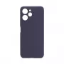 Connect Xiaomi Redmi 12 / Redmi 12 5G Premium Quality Soft Touch Silicone Case polnočná modrá