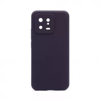Connect Xiaomi Redmi 13 Premium Quality Soft Touch Silicone Case purpurové