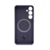 Connect Samsung Galaxy S24 Plus Premium Quality Magnetic Soft Touch Silicone Case polnočná modrá