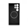 Connect Samsung Galaxy S24 Ultra Premium Quality Magnetic Soft Touch Silicone puzdro čierna