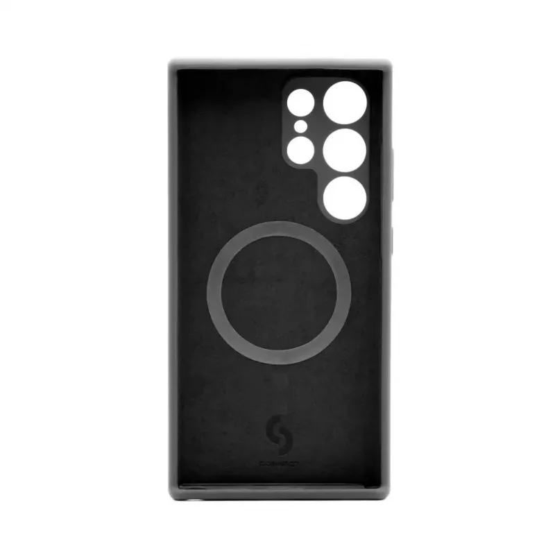 Connect Samsung Galaxy S24 Ultra Premium Quality Magnetic Soft Touch Silicone puzdro čierna