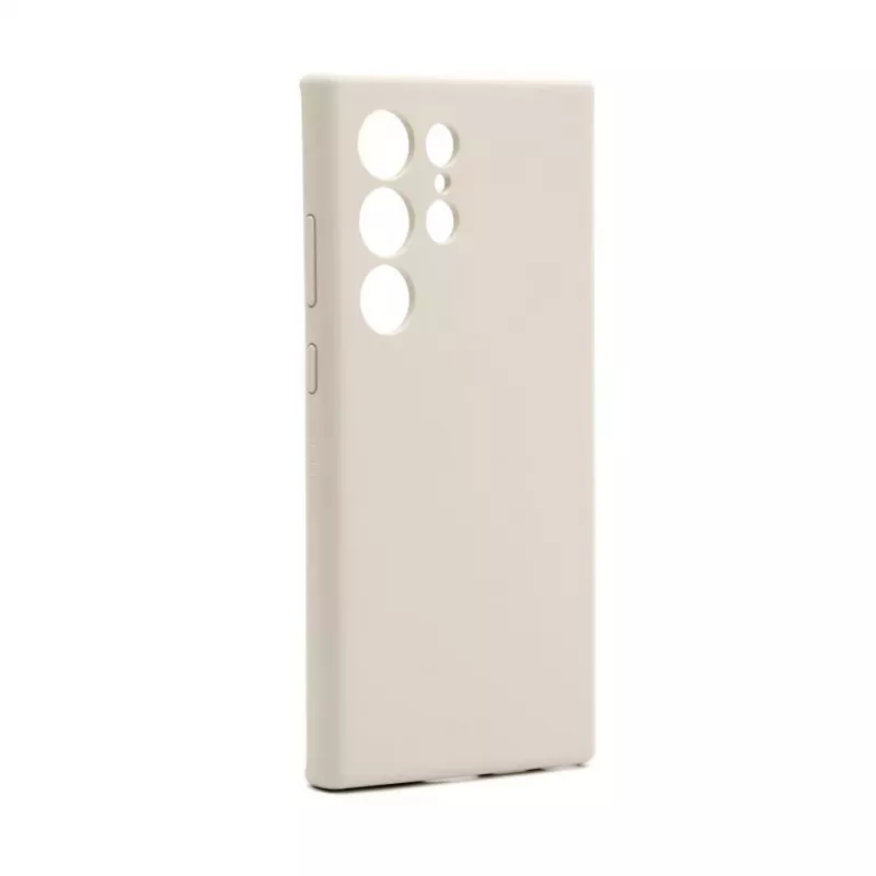 Connect Samsung Galaxy S24 Ultra Premium Quality Magnetic Soft Touch Silicone puzdro sivá