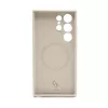 Connect Samsung Galaxy S24 Ultra Premium Quality Magnetic Soft Touch Silicone puzdro sivá