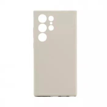 Connect Samsung Galaxy S24 Ultra Premium Quality Magnetic Soft Touch Silicone puzdro sivá