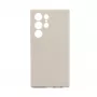 Connect Samsung Galaxy S24 Ultra Premium Quality Magnetic Soft Touch Silicone puzdro sivá