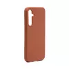 Connect Samsung Galaxy S23 FE Premium Quality Magnetic Soft Touch Silicone puzdro Saddle Brown