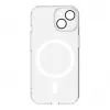 Connect Apple iPhone 15 Priehľadné puzdro s magnetom a ochranou kamery transparentné