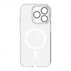 Connect Apple iPhone 15 Pro Max Priehľadné puzdro s magnetom a ochranou kamery transparentné