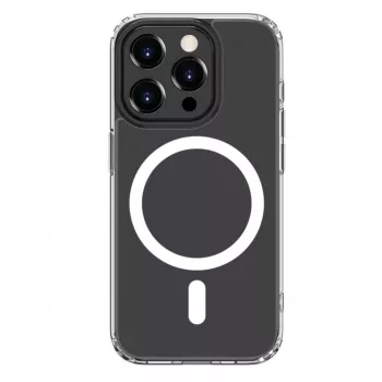 Connect Apple iPhone 15 Pro Priehľadné puzdro s MagSafe transparentné