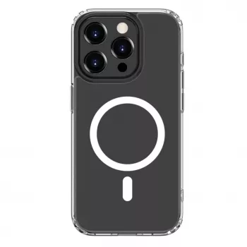 Connect Apple iPhone 15 Pro Max Priehľadné puzdro s MagSafe transparentné