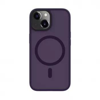 Connect Apple iPhone 14 Hybridné puzdro s magnetickým PC+TPU tmavofialové