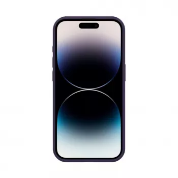 Connect Apple iPhone 14 Pro Max Hybridné puzdro s magnetom, PC+TPU, tmavofialové