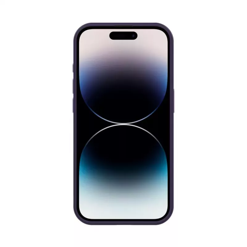 Connect Apple iPhone 14 Pro Max Hybridné puzdro s magnetom, PC+TPU, tmavofialové