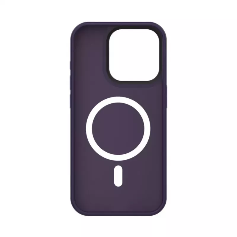 Connect Apple iPhone 14 Pro Max Hybridné puzdro s magnetom, PC+TPU, tmavofialové