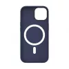 Connect Apple iPhone 15 Hybridné puzdro s magnetom, PC+TPU, modré