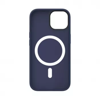 Connect Apple iPhone 15 Hybridné puzdro s magnetom, PC+TPU, modré
