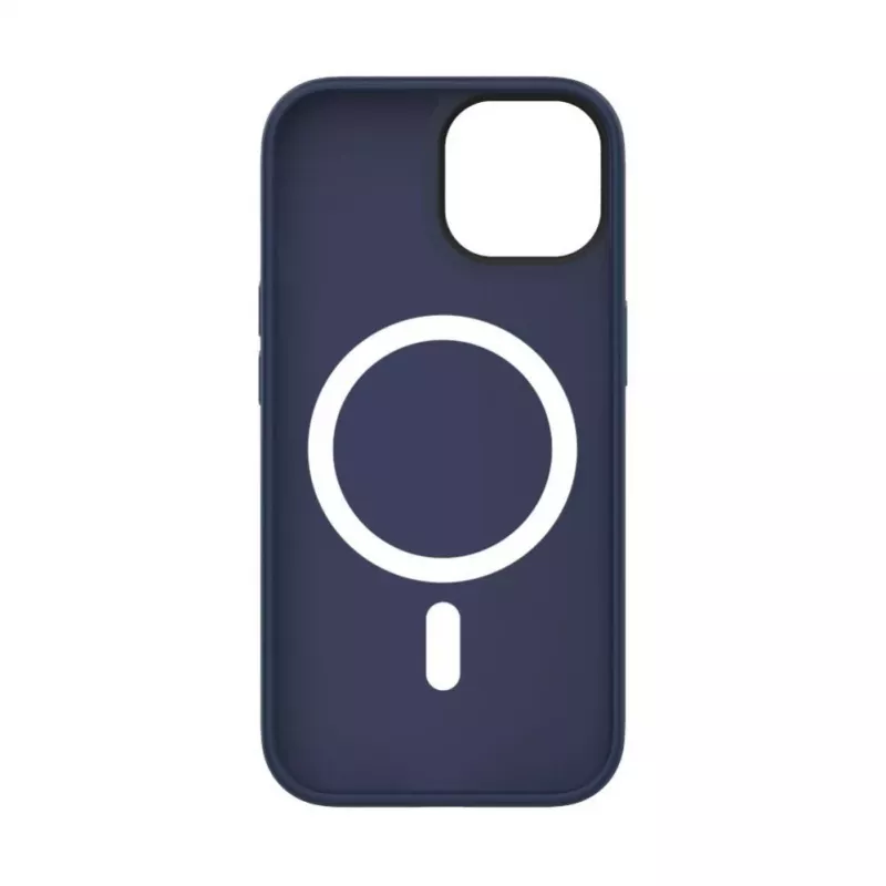 Connect Apple iPhone 15 Hybridné puzdro s magnetom, PC+TPU, modré