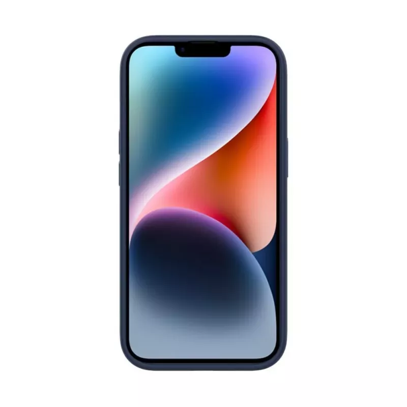 Connect Apple iPhone 15 Hybridné puzdro s magnetom, PC+TPU, modré