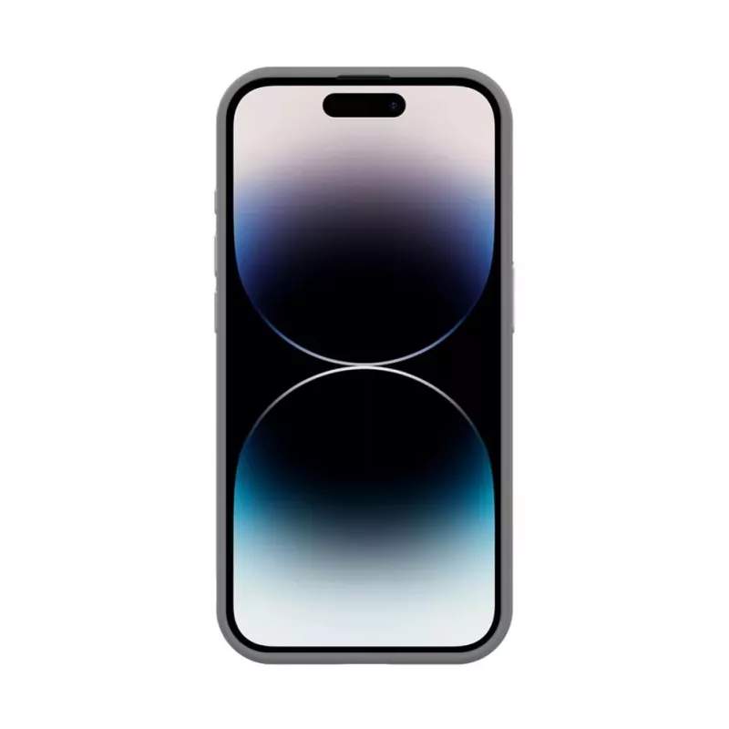 Connect Apple iPhone 15 Pro Hybridné puzdro s magnetom, PC+TPU, strieborné