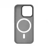 Connect Apple iPhone 15 Pro Hybridné puzdro s magnetom, PC+TPU, strieborné