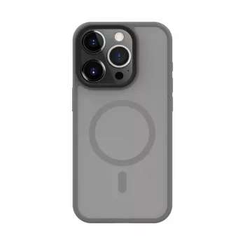 Connect Apple iPhone 15 Pro Max Hybrid Case s magnetom PC+TPU strieborná