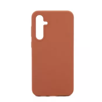 Evelatus Samsung Galaxy S24 Ultra Premium Soft Touch silikónové puzdro hnedá