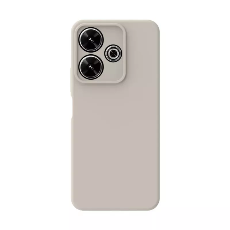 Connect Xiaomi Redmi Note 13 Pro Plus Premium Quality Soft Touch silikónové puzdro strieborná