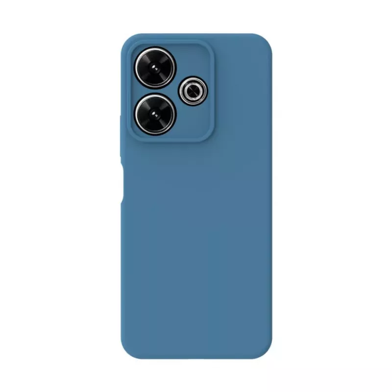 Connect Xiaomi Poco M6 Pro Premium Quality Soft Touch silikónové puzdro Midnight Blue
