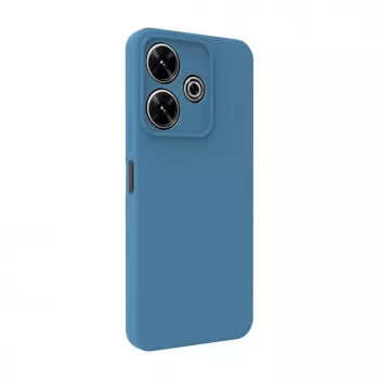 Connect Xiaomi Poco M6 Pro Premium Quality Soft Touch silikónové puzdro Midnight Blue