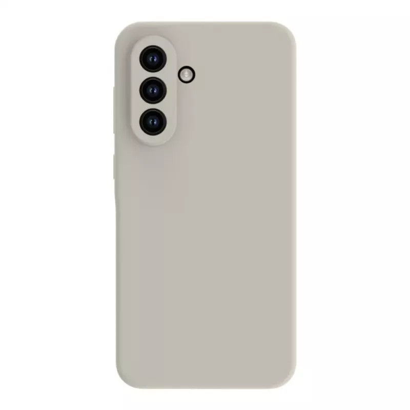 Connect Samsung Galaxy A55 5G Premium Quality Soft Touch silikónové puzdro strieborná