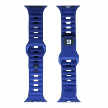 Evelatus Apple Watch 38/40/41 mm športový silikónový remienok tmavomodrý