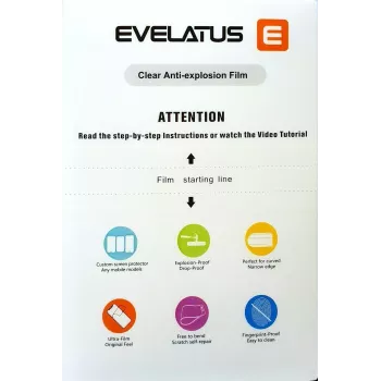 Evelatus univerzálna hydrogélová fólia pre tablet na rezanie transparentná