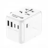 EVELATUS 35W svetový cestovný adaptér s 1 PD USB-C, 2 USB-C, 2 USB-A, biely
