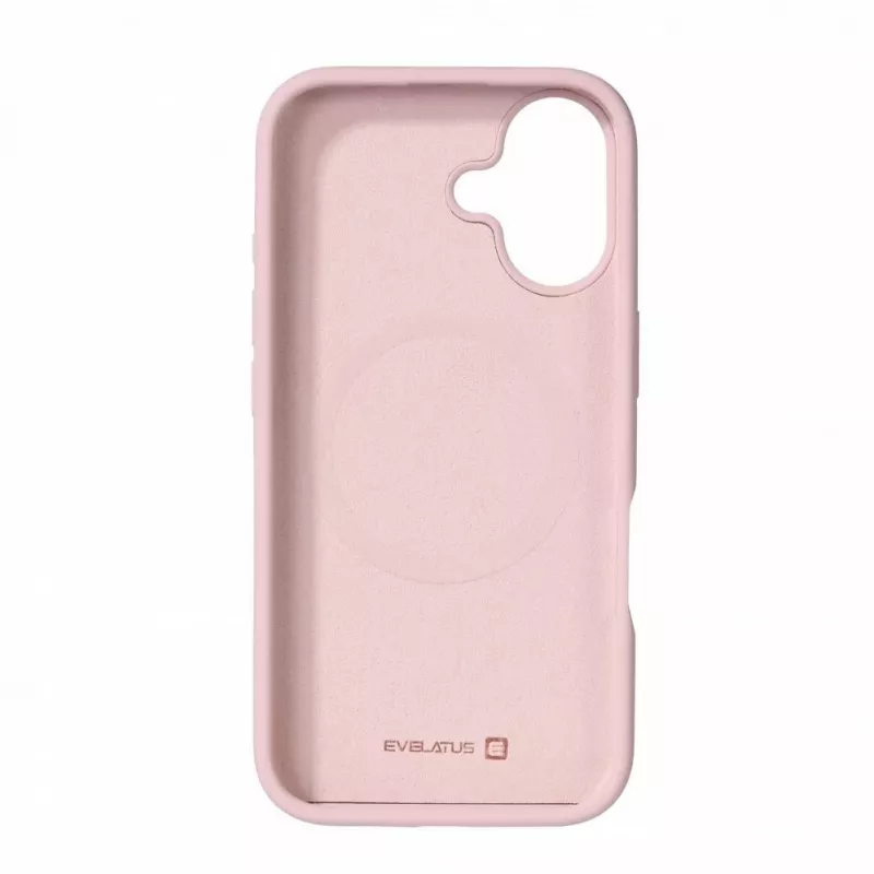 Evelatus Apple iPhone 16 Premium MagSafe Soft Touch silikónové puzdro Pink Sand