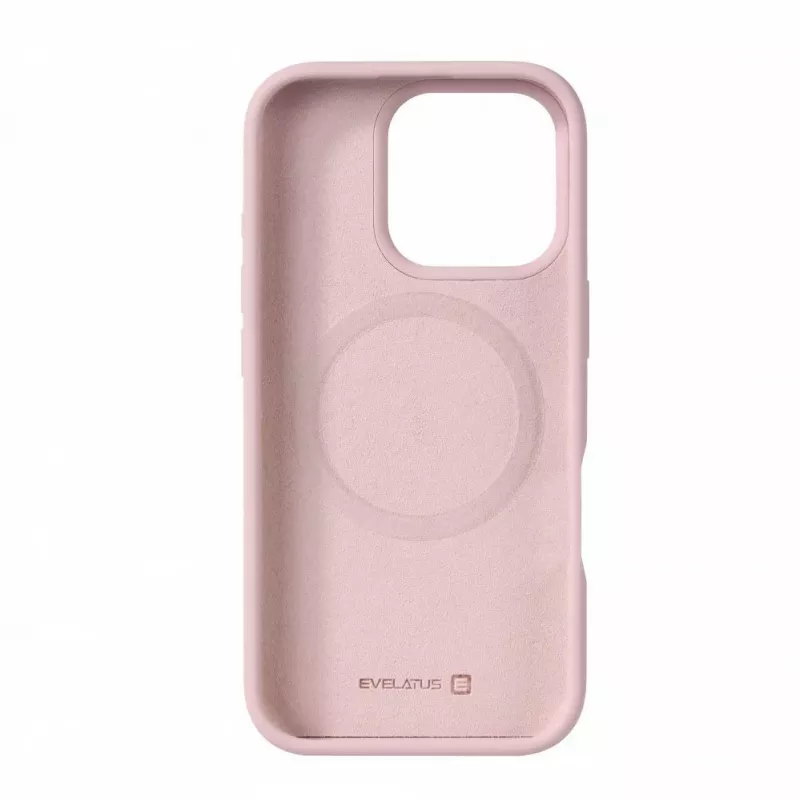 Evelatus Apple iPhone 16 Pro Premium MagSafe Soft Touch silikónové puzdro Pink Sand