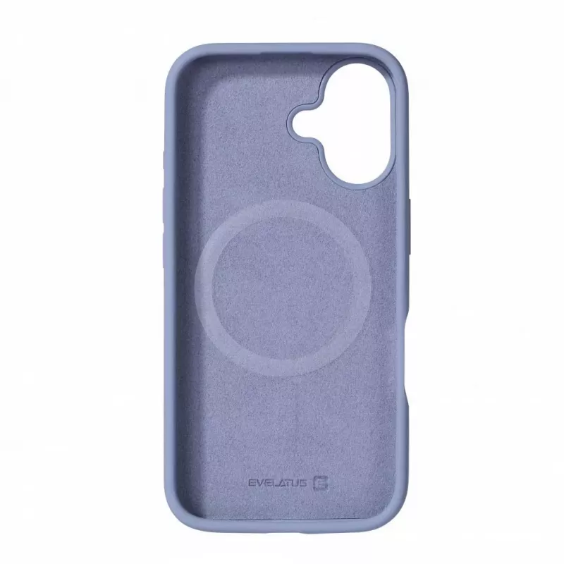 Evelatus Apple iPhone 16 Premium MagSafe Soft Touch silikónové puzdro Lavender Gray